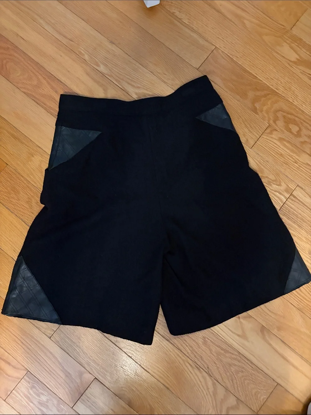 Women’s Chanel Turlock Black Shorts with Quilted Trim